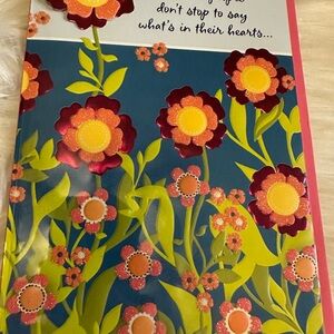 🧡10/$10 Floral Greeting Card with Vibrant Colors